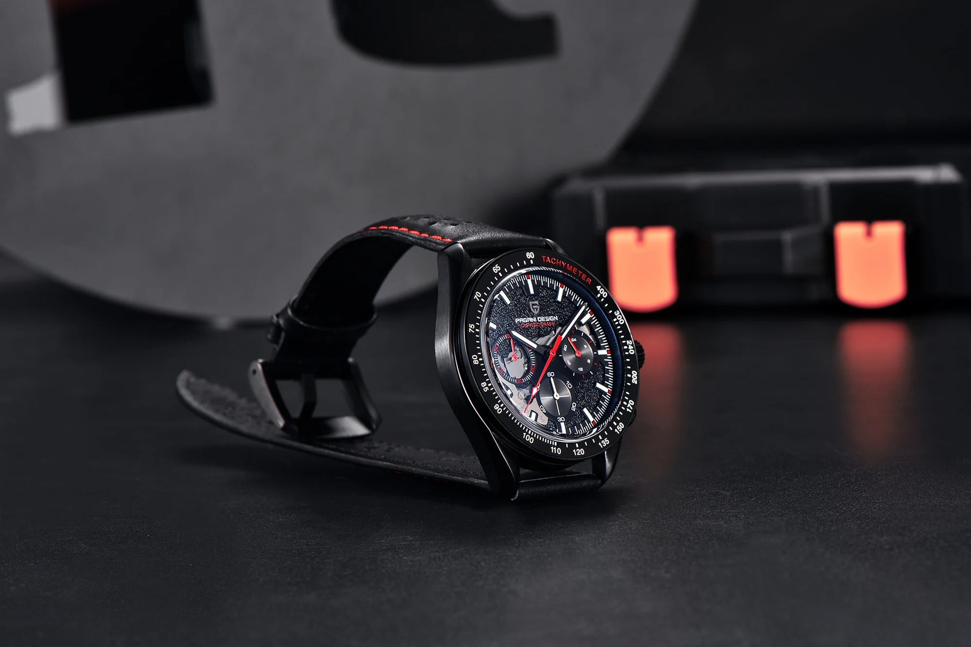 PAGANI DESIGN Moon Dark Side Chronograph Watch