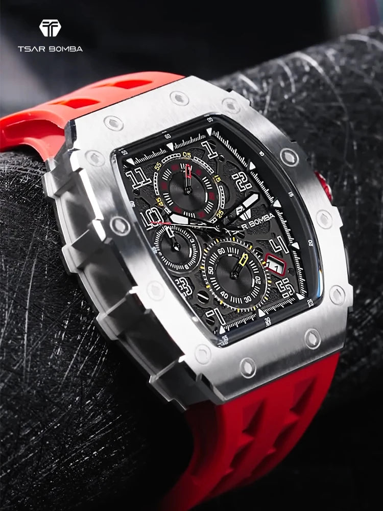 TSAR BOMBA TB-8204Q Chronograph Watch