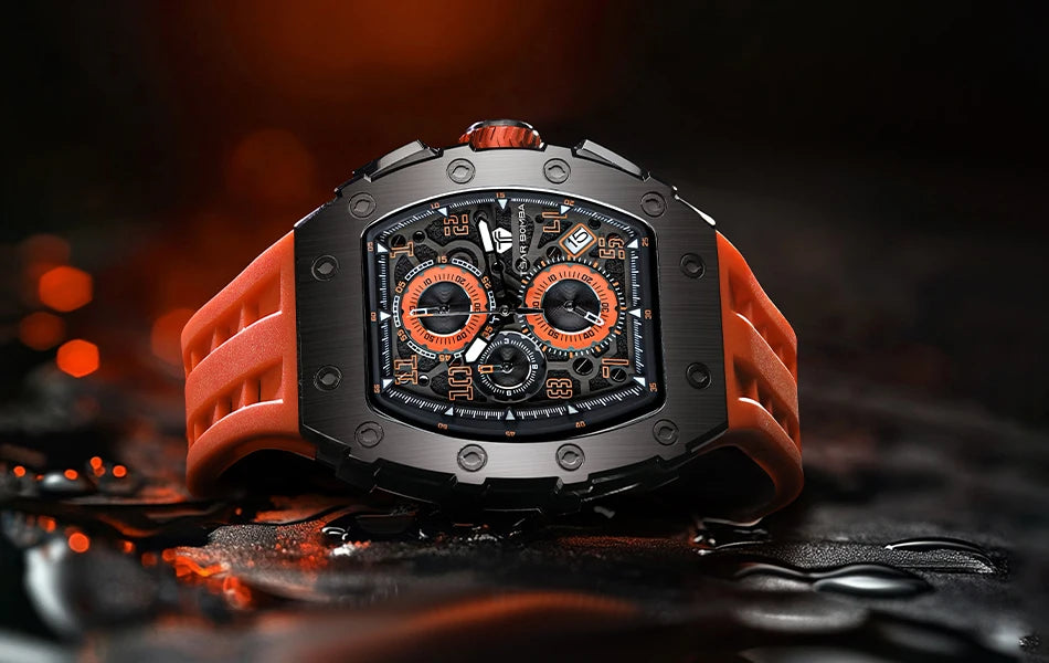 TSAR BOMBA TB-8204Q Chronograph Watch