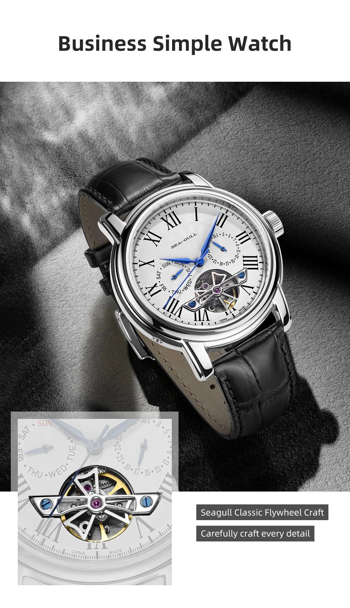 Sea-Gull D819.622 Automatic Mechanical Watch