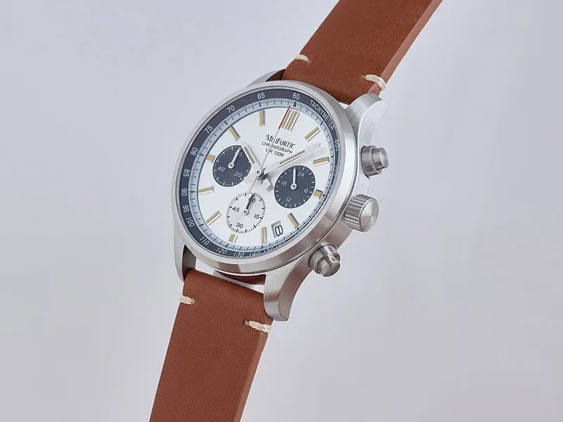 RDUNAE QM39R079 Classic 3 Sub-dial Chronograph Watch
