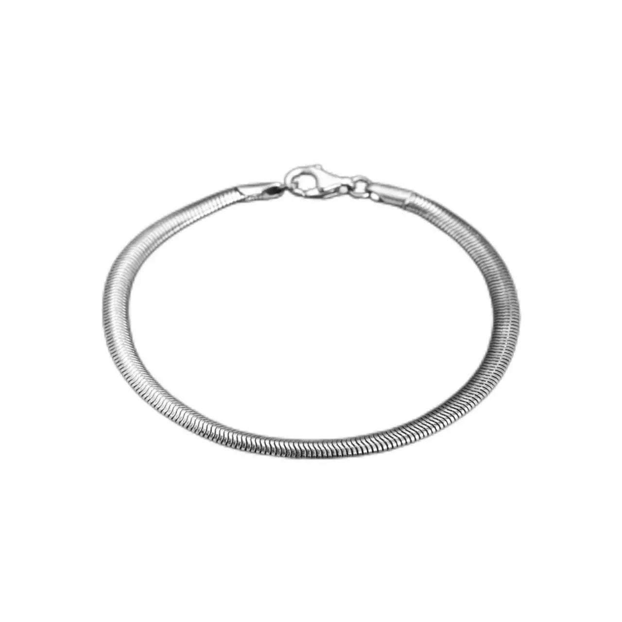 925 Sterling Silver Cuban Chain Bracelet