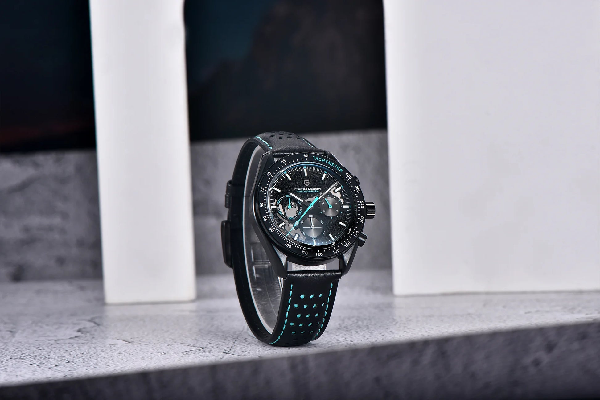 PAGANI DESIGN Moon Dark Side Chronograph Watch