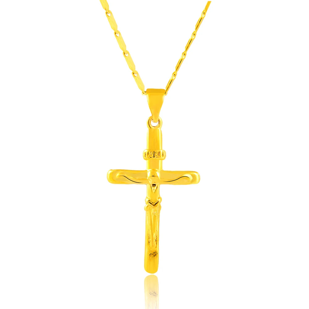 925 Sterling Silver Cross Chain Necklace