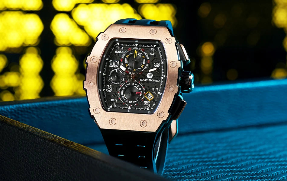 TSAR BOMBA TB-8204Q Chronograph Watch
