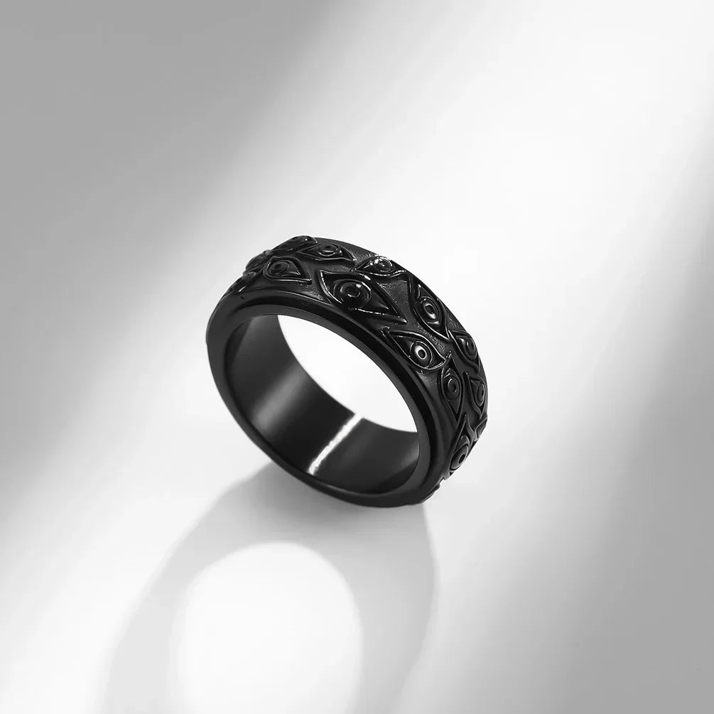 Bold 18K Gold-Plated Stainless Steel Ring