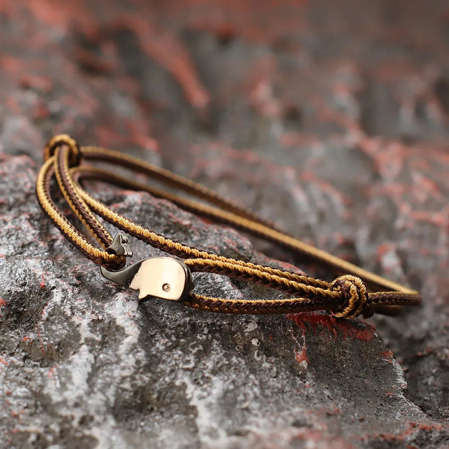 Nautical Rope Bracelet – Shark Edition
