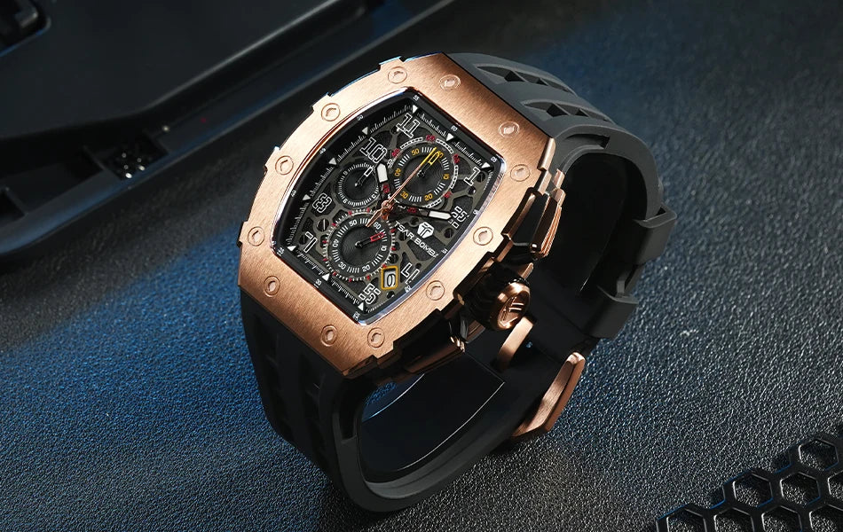 TSAR BOMBA TB-8204Q Chronograph Watch