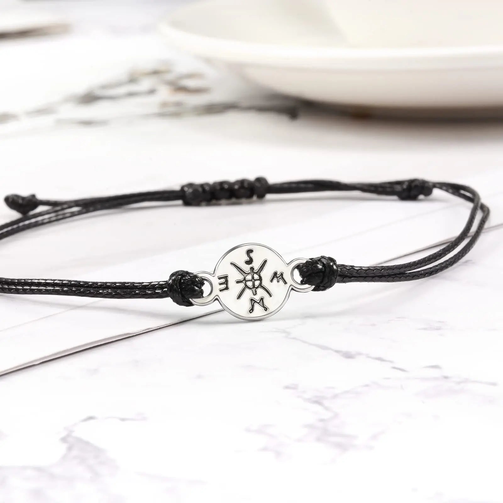 Handmade Adjustable Compass Bracelet