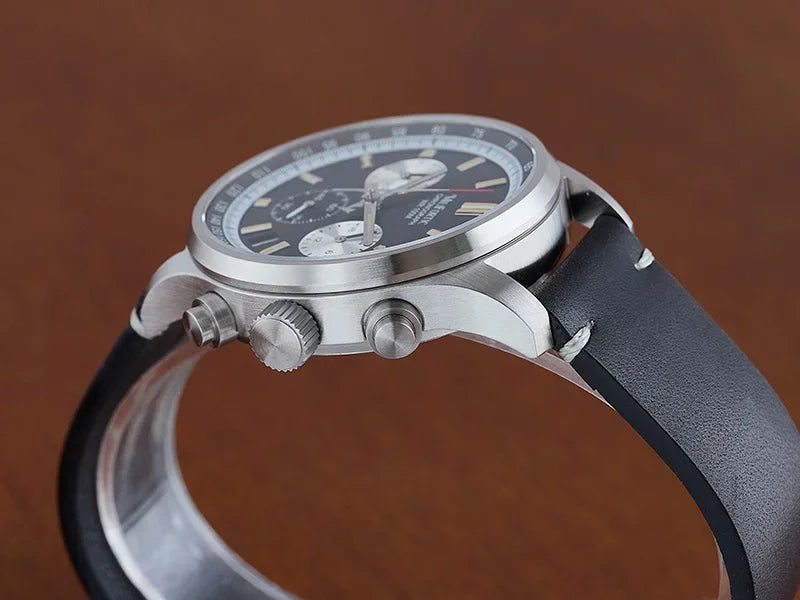 RDUNAE QM39R079 Classic 3 Sub-dial Chronograph Watch