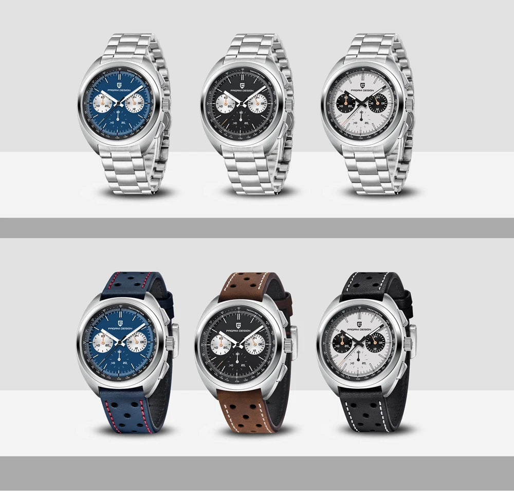 Pagani Design PD-1782 Chronograph Leather Watch