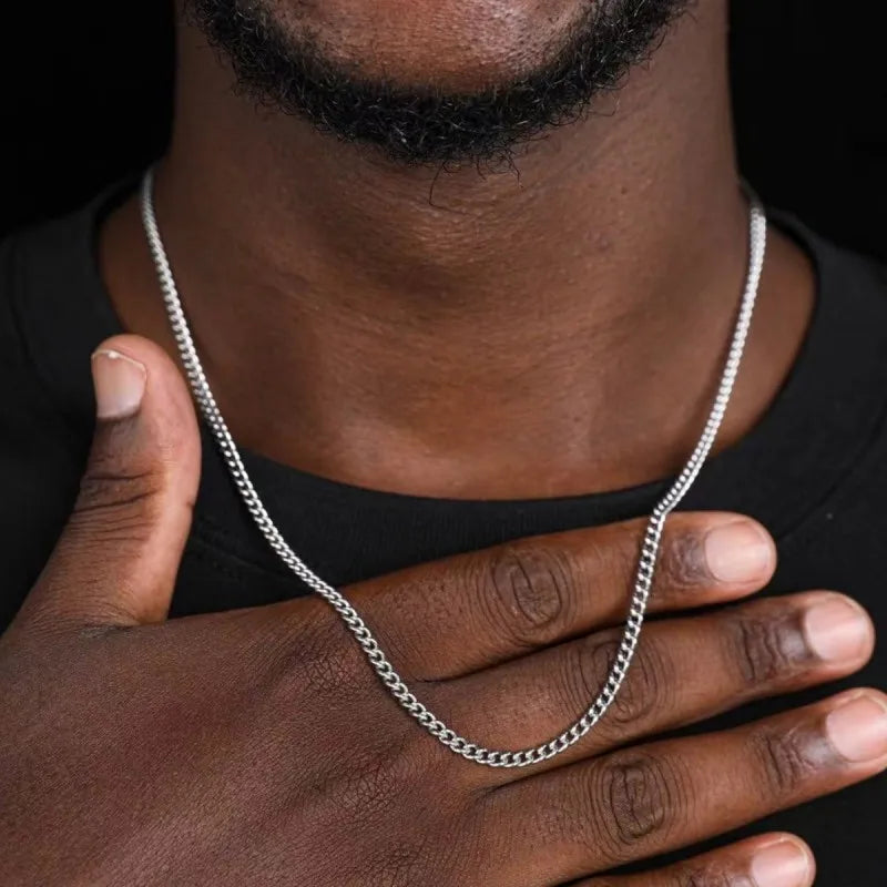 FOMALHAUT Men’s Stainless Steel Chain Necklace
