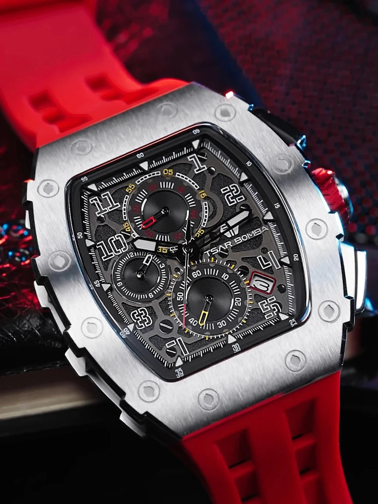 TSAR BOMBA TB-8204Q Chronograph Watch