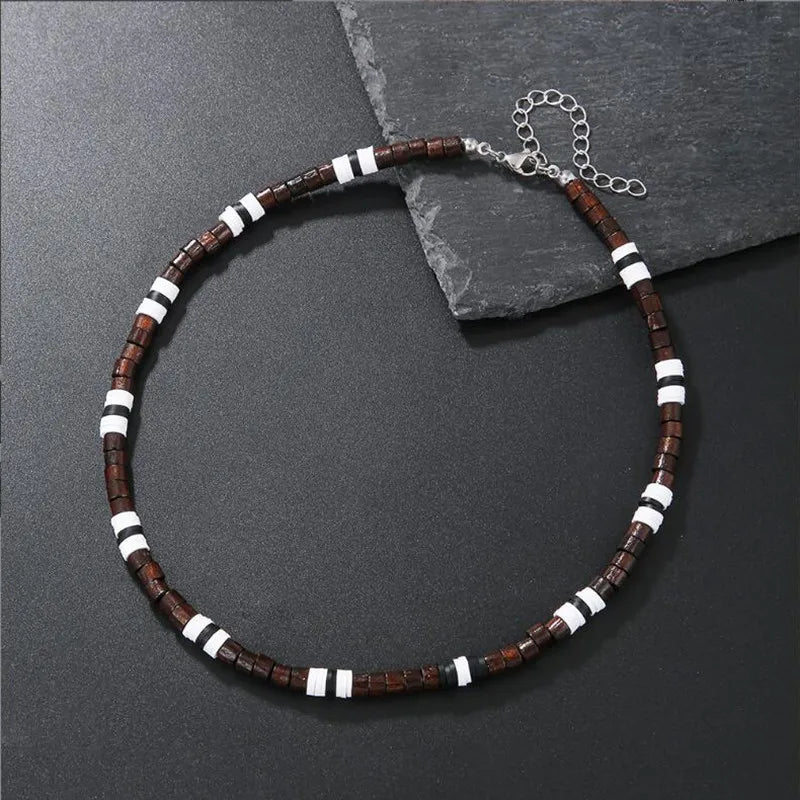 Punk Style Rhinestone Link Chain Necklace – Silver Color