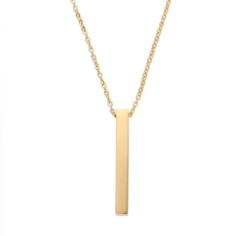 Black Pillar Necklace