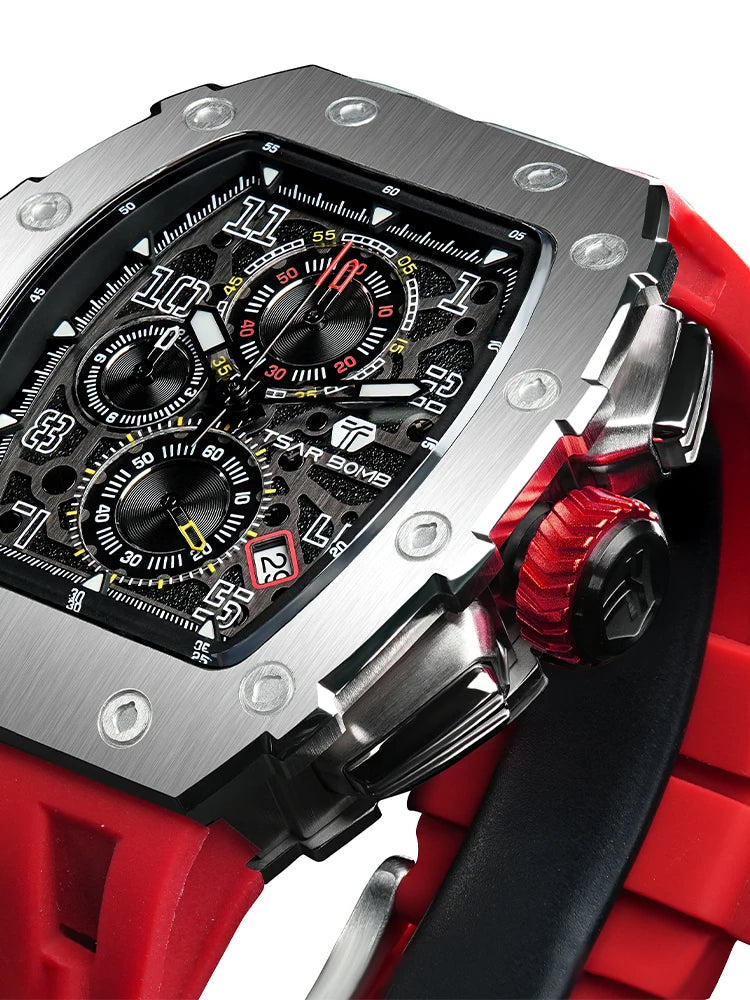 TSAR BOMBA TB-8204Q Chronograph Watch