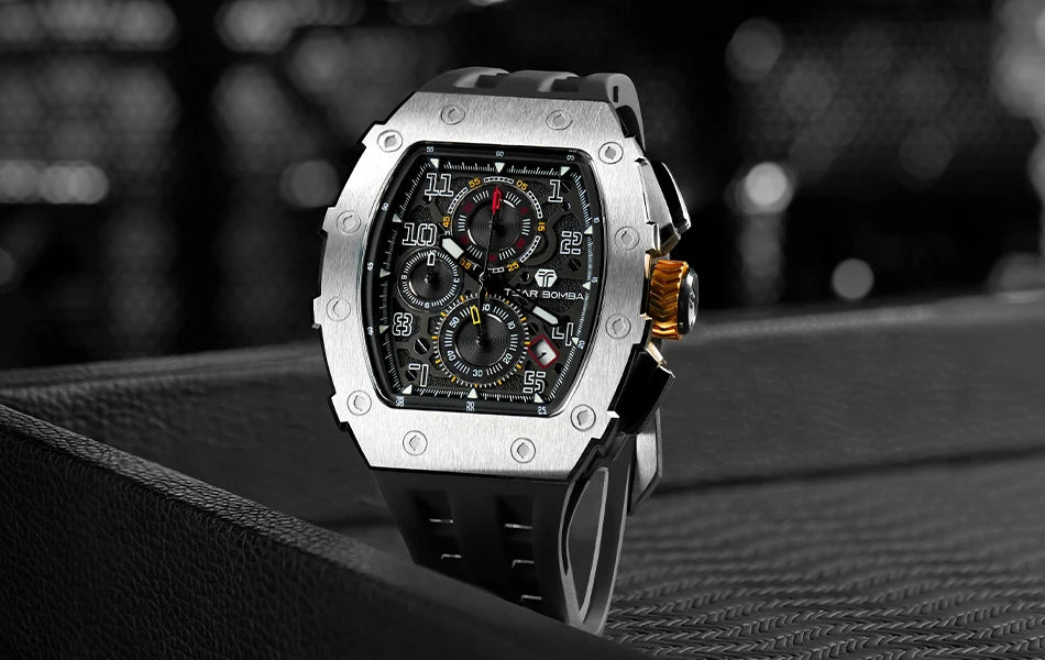 TSAR BOMBA TB-8204Q Chronograph Watch