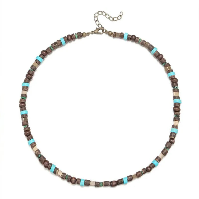 Punk Style Rhinestone Link Chain Necklace – Silver Color