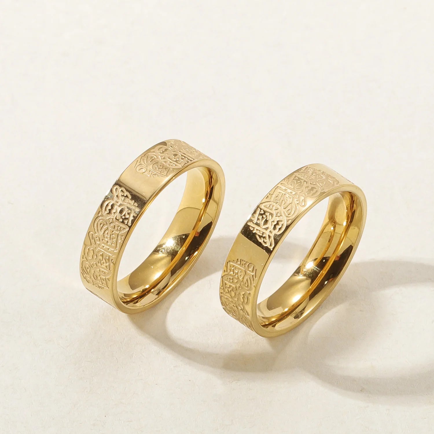 “With Hardship Comes Ease” Arabic Engraved Ring