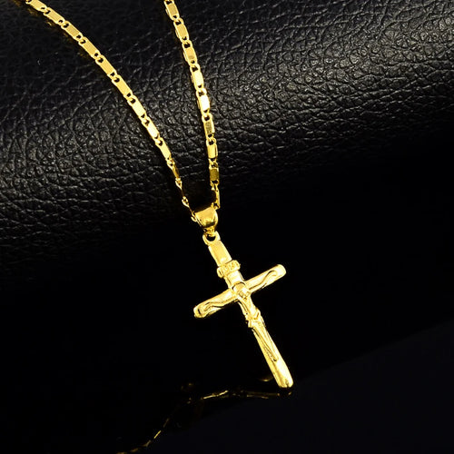925 Sterling Silver Cross Chain Necklace