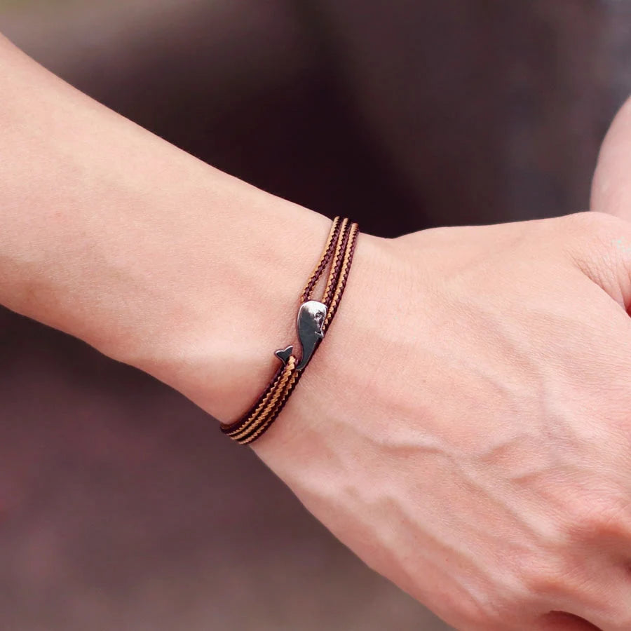 Nautical Rope Bracelet – Shark Edition
