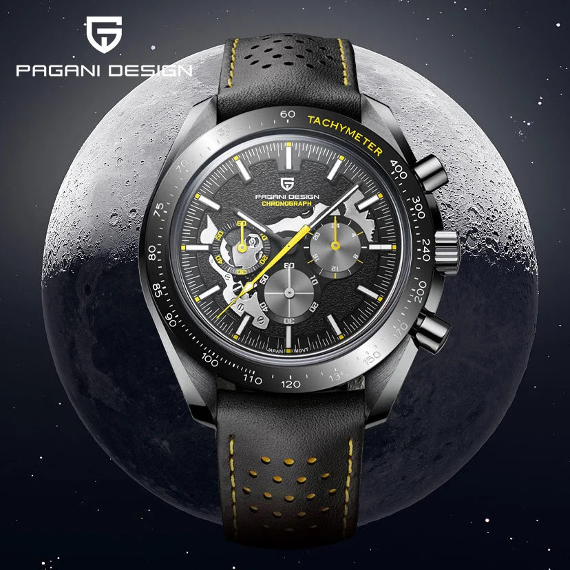 PAGANI DESIGN Moon Dark Side Chronograph Watch