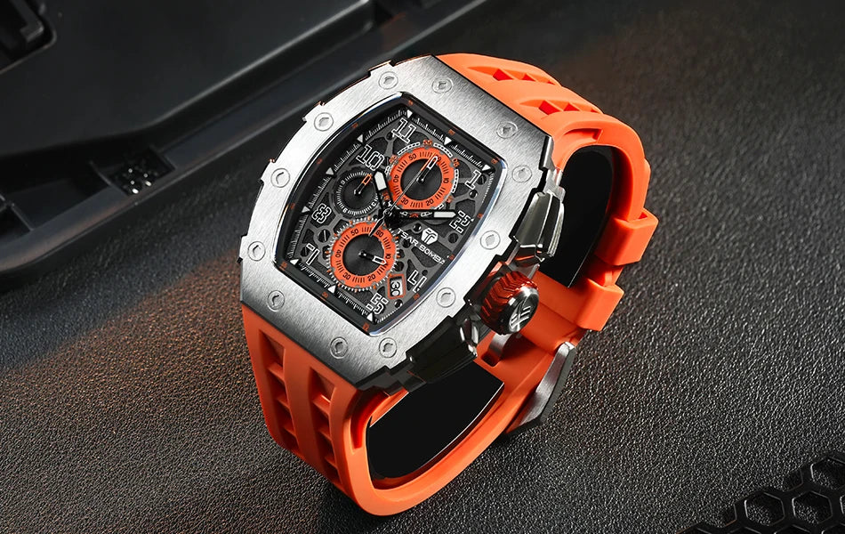 TSAR BOMBA TB-8204Q Chronograph Watch
