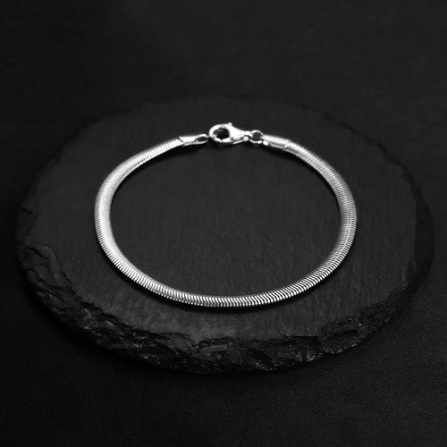 925 Sterling Silver Cuban Chain Bracelet