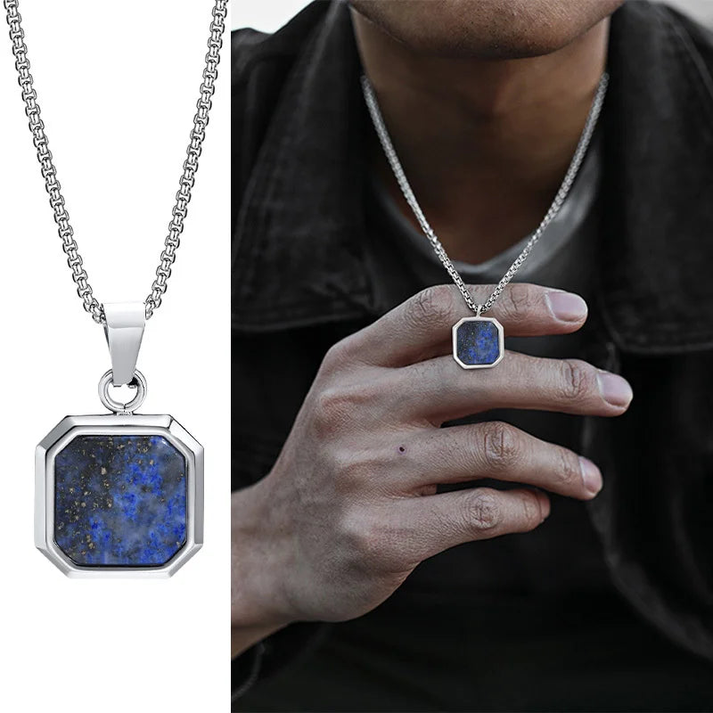VNOX Geometric Square Pendant Necklace