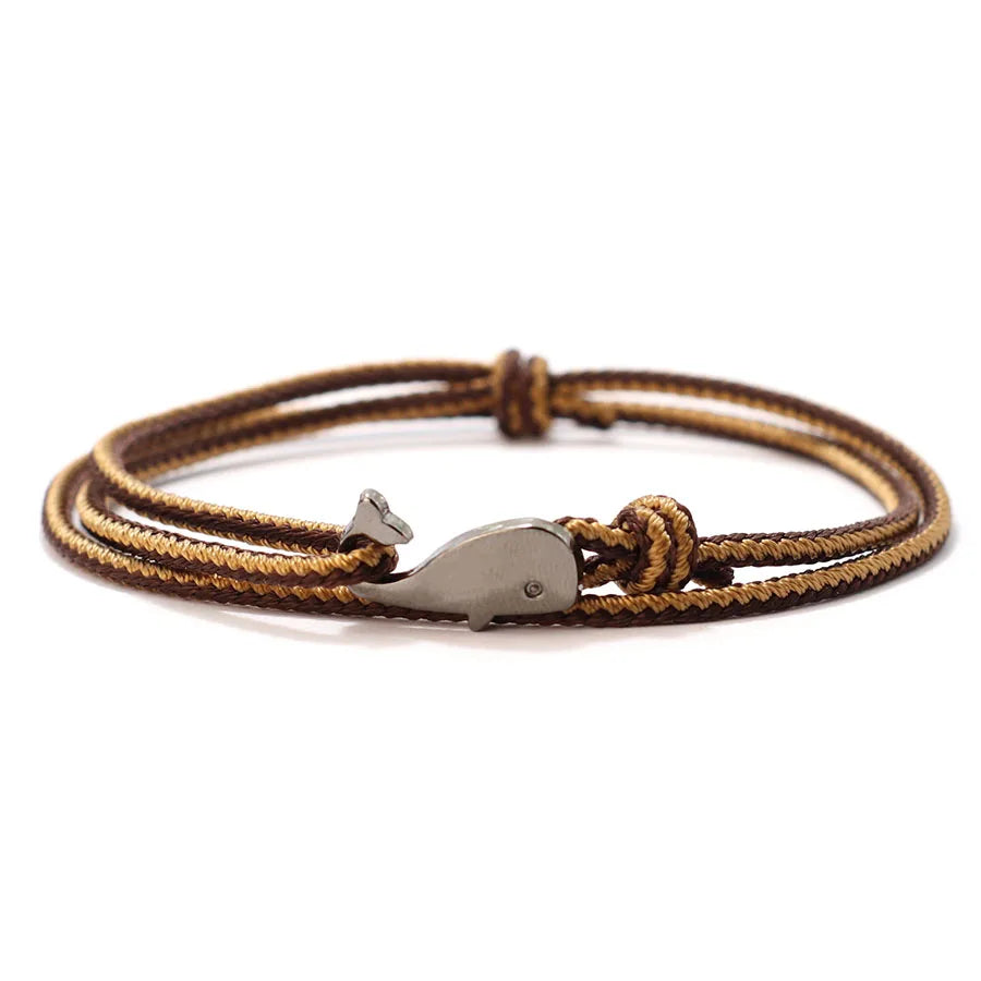Nautical Rope Bracelet – Shark Edition