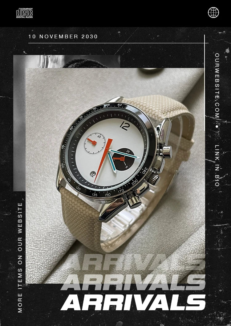 CILOA Classic Leather Quartz Watch