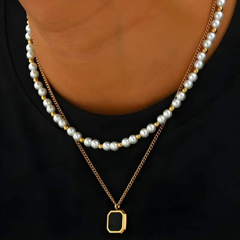 Geometric Pendant Necklace