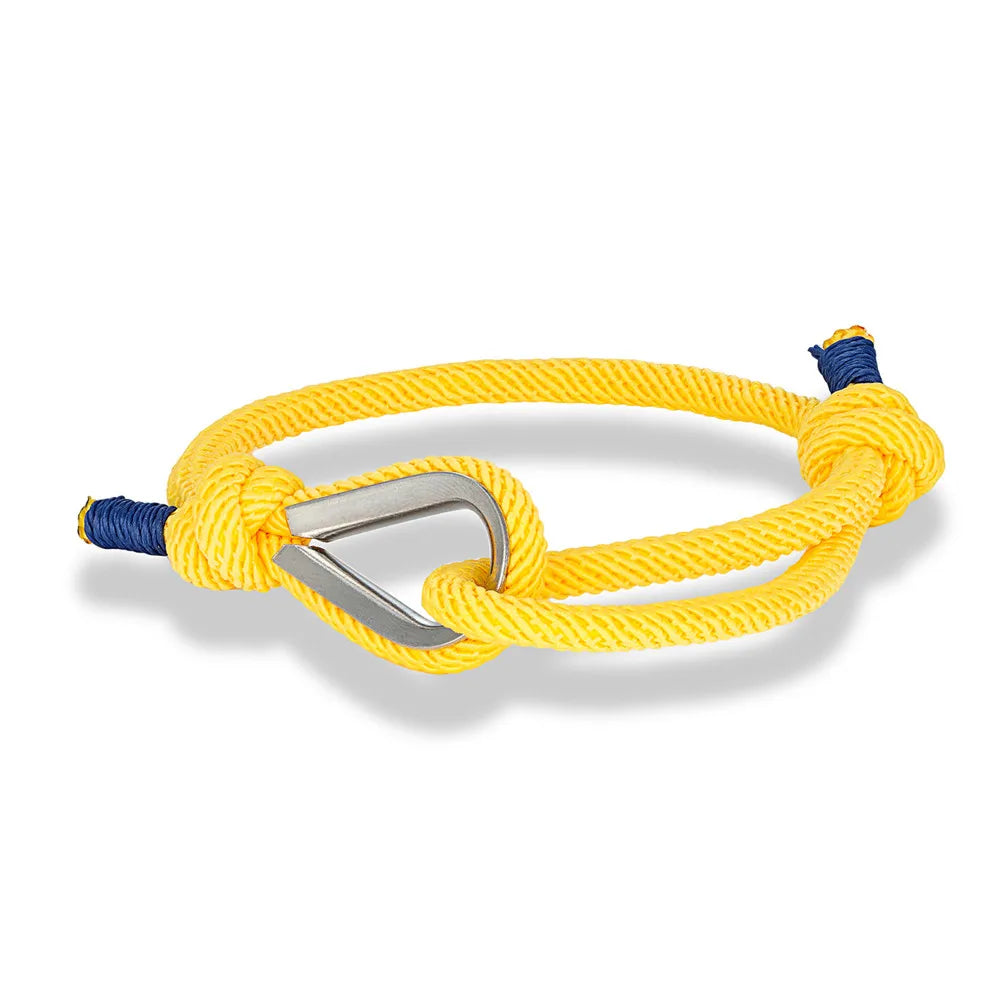 Carabiner Rope Bracelet