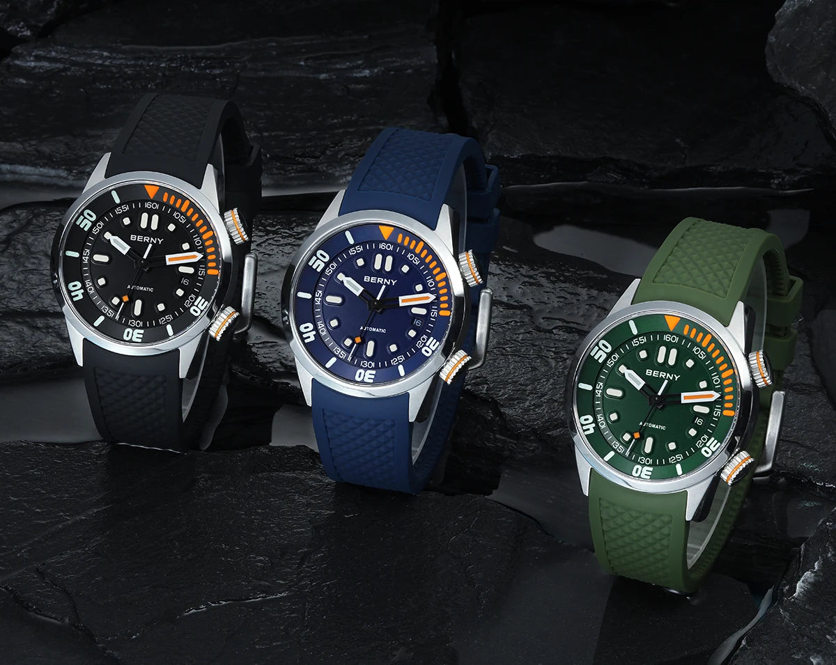 BERNY AM339M Mechanical Diver Watch