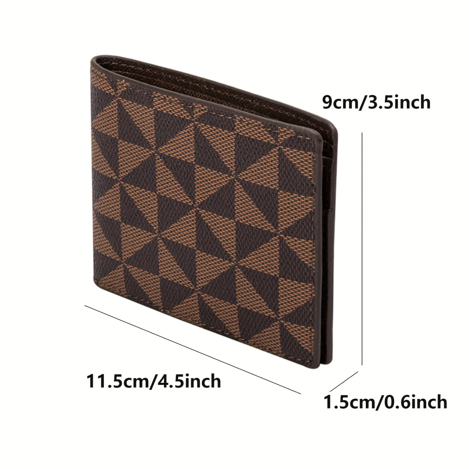 Plaid Leather RFID Wallet