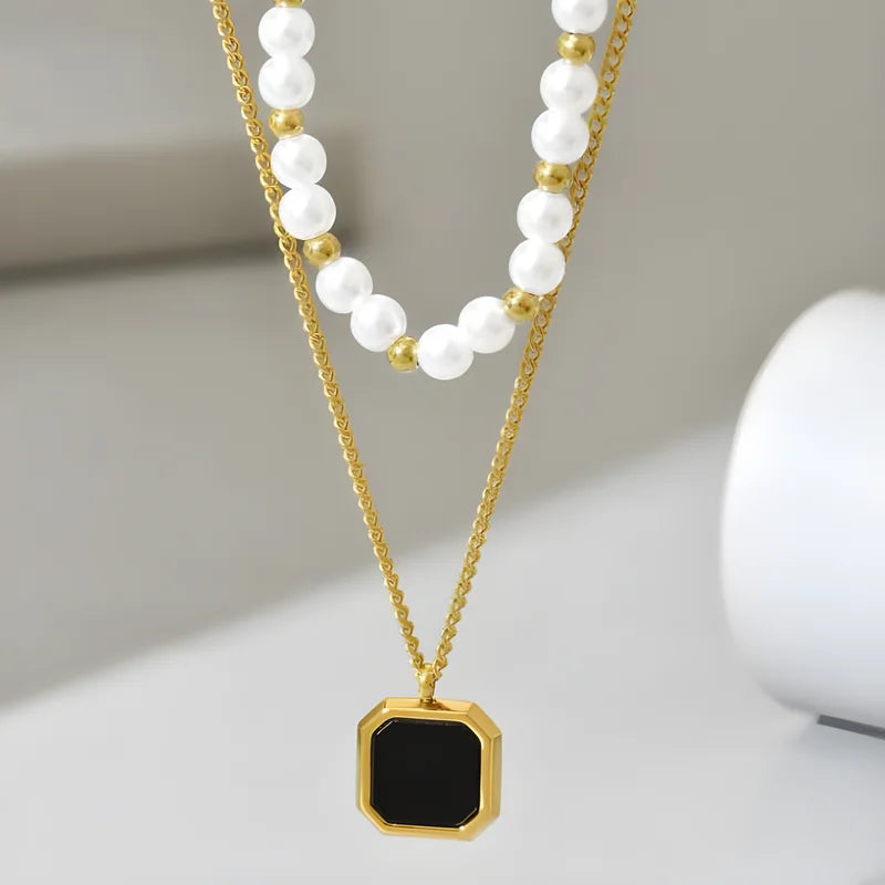 Geometric Pendant Necklace