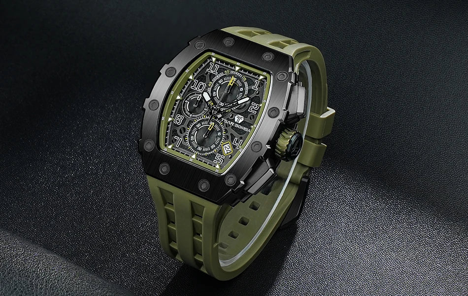 TSAR BOMBA TB-8204Q Chronograph Watch