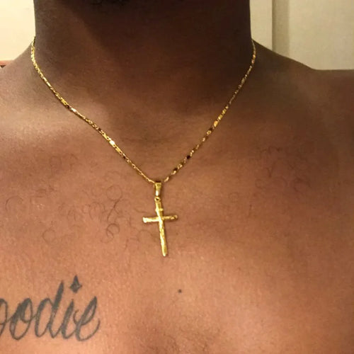 925 Sterling Silver Cross Chain Necklace