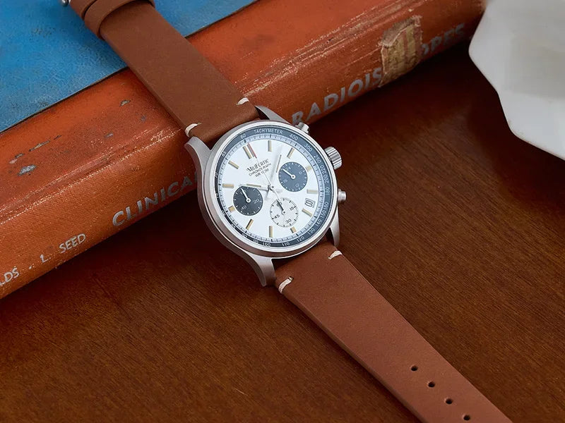 RDUNAE QM39R079 Classic 3 Sub-dial Chronograph Watch