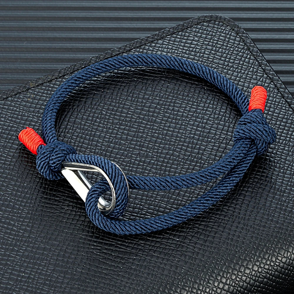 Carabiner Rope Bracelet