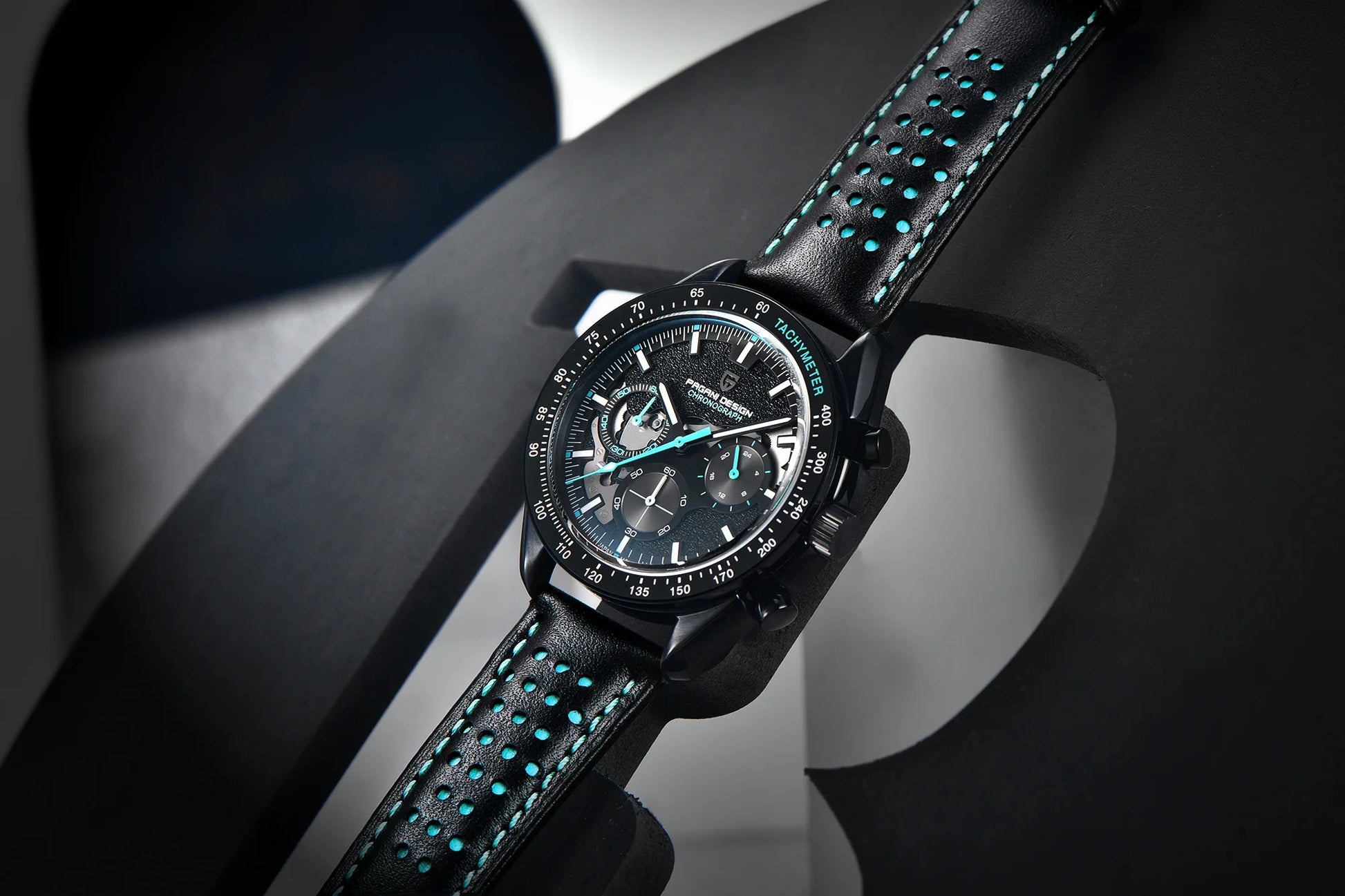 PAGANI DESIGN Moon Dark Side Chronograph Watch