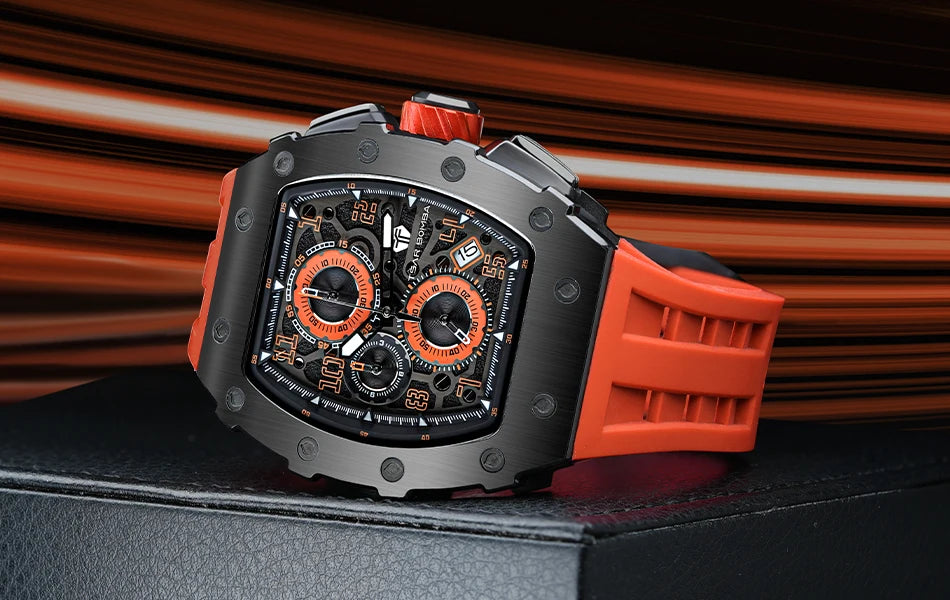 TSAR BOMBA TB-8204Q Chronograph Watch
