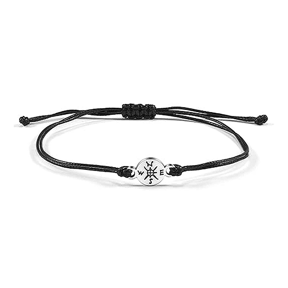 Handmade Adjustable Compass Bracelet
