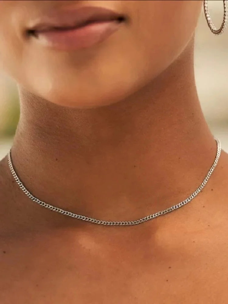 FOMALHAUT Men’s Stainless Steel Chain Necklace
