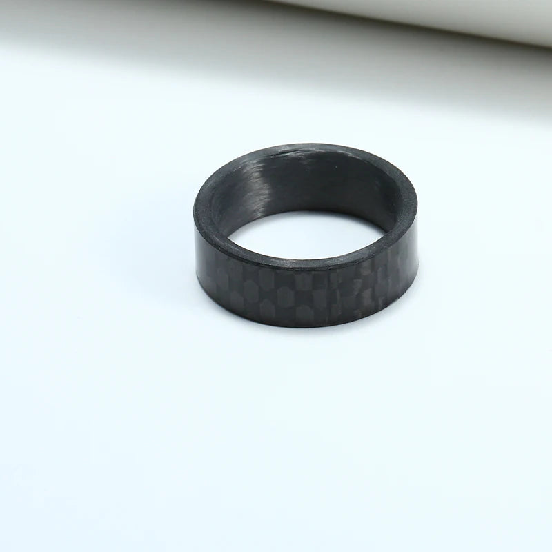 Black Carbon Fiber Spinner Ring – 8mm